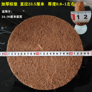 信鸽巢盆棕垫 鸽子窝棕垫 赛鸽鸽具塑料窝垫子 鸟窝垫 易清洗布垫