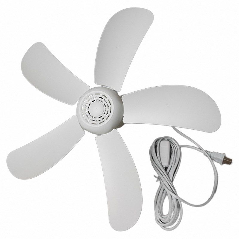 迷你5叶小吊扇静音加长3.8米延长线儿童床成人床蚊帐内专用微风扇