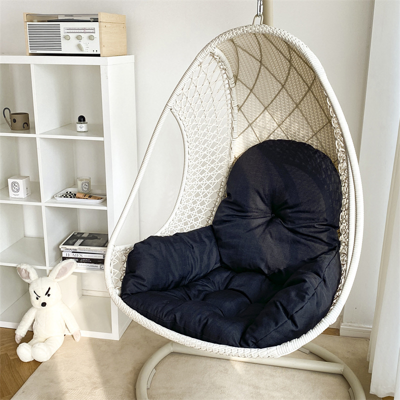 秋千吊篮坐垫单人垫可拆洗鸟巢秋千垫子吊椅靠垫藤摇篮加厚坐椅垫