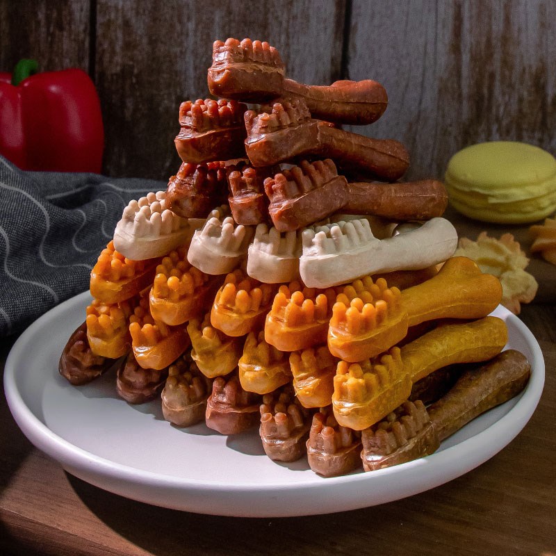 【真底价】亚禾磨牙棒30支耐咬洁齿骨头玩具泰迪比熊幼犬狗狗零食