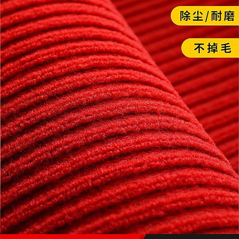 门外地垫耐脏免洗门口进门家用红色脚垫入户门垫大门防滑地毯吸水