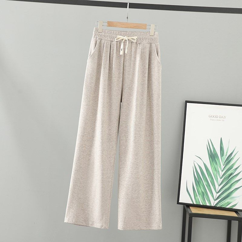 加肥加大码女装新款胖妹妹春装糯米裤200斤长裤藏肉阔腿裤女裤子,女装/女士精品,大码裤装,淘宝优惠券,粉丝福利购,淘宝优惠卷