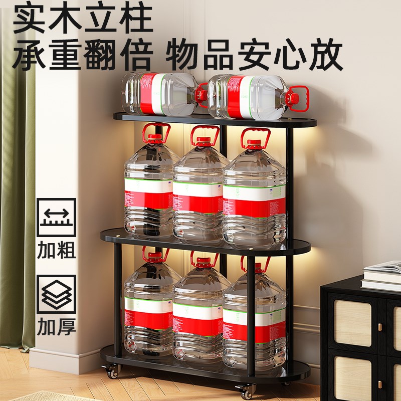 复古风花架置物架客厅落地式花架子阳台花园造景布置实木花盆架