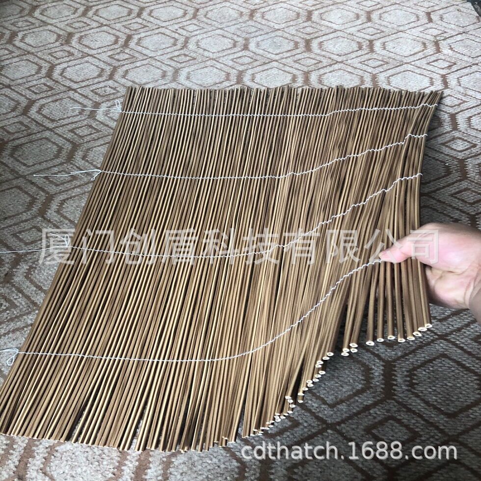 工程竹帘竹篾编竹席子吊顶墙面装饰民宿木屋茶楼餐馆阻燃竹帘