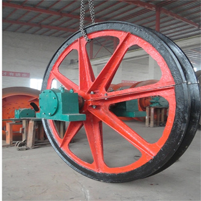 游动天轮子 耐高压矿用固定天轮 加固耐磨损铸造绳轮