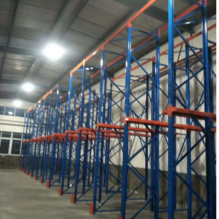 贯通式货架重型托盘驶入式货架工厂大型库房高位仓库仓储通廊货架