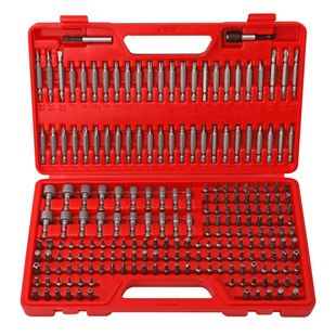 214件旋具组套梅花六角十字一字米字异型起子改锥电动螺丝刀工具