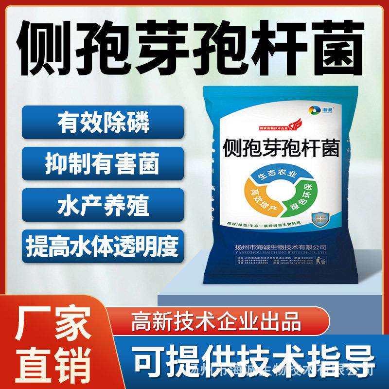 海诚新品侧孢芽孢杆菌25kg螃蟹小龙虾鱼养殖降解有机磷提高透明度