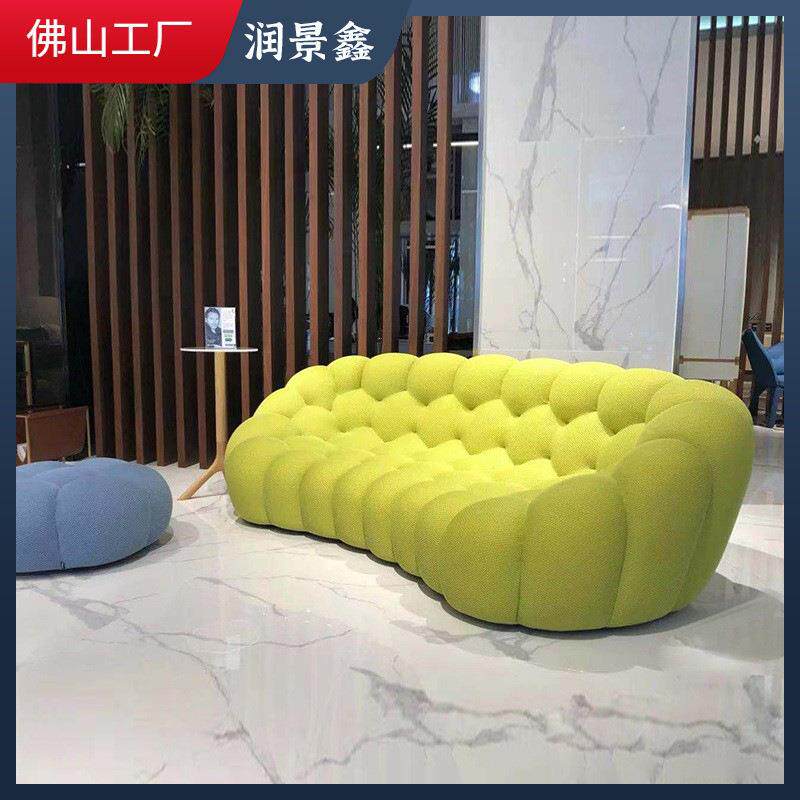 意式罗奇堡网红气泡沙发酒店别墅客厅会客休闲椅创意蜂窝式沙发