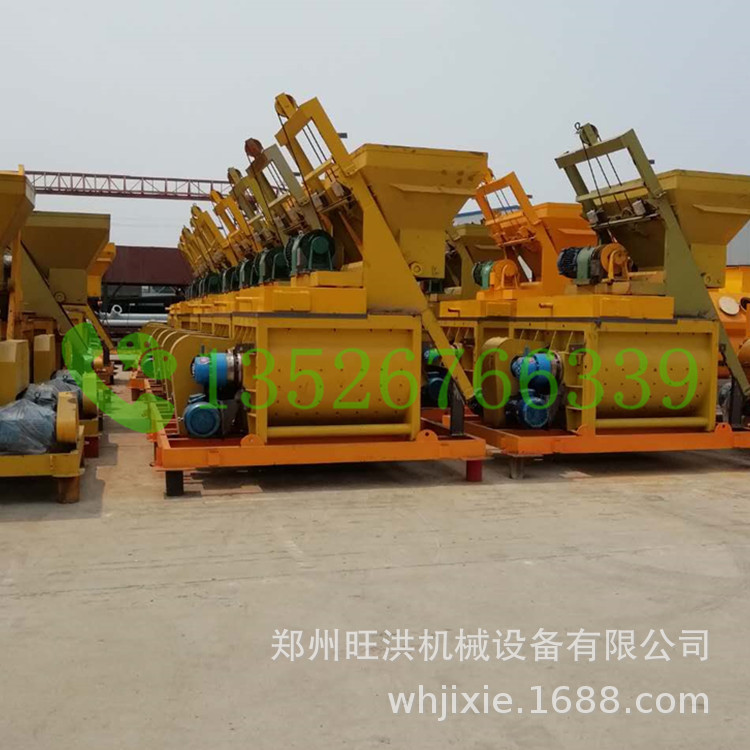 JS750强制混凝土搅拌车提升钢丝绳怎么更换 小型商砼搅拌站操作