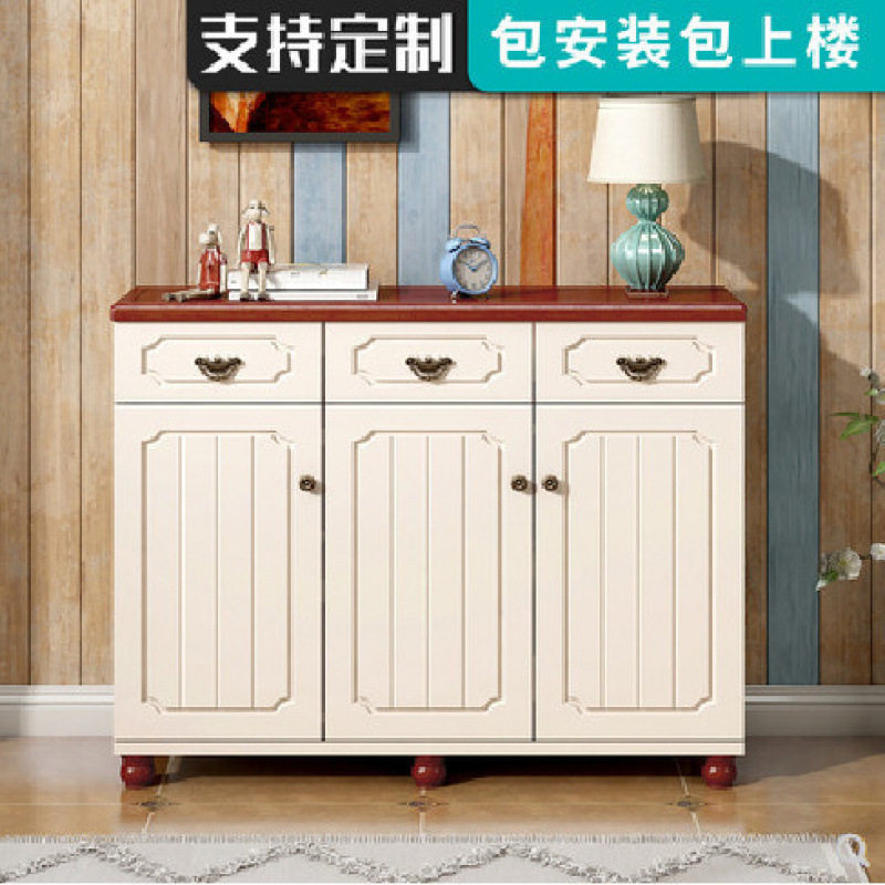 实木简约现代地中海风格柜门厅柜欧式多功能储物卧室柜鞋柜客厅
