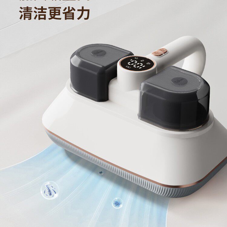 新款双杯强吸力除螨仪家用拍打无线充电手持便携小型除螨吸尘器