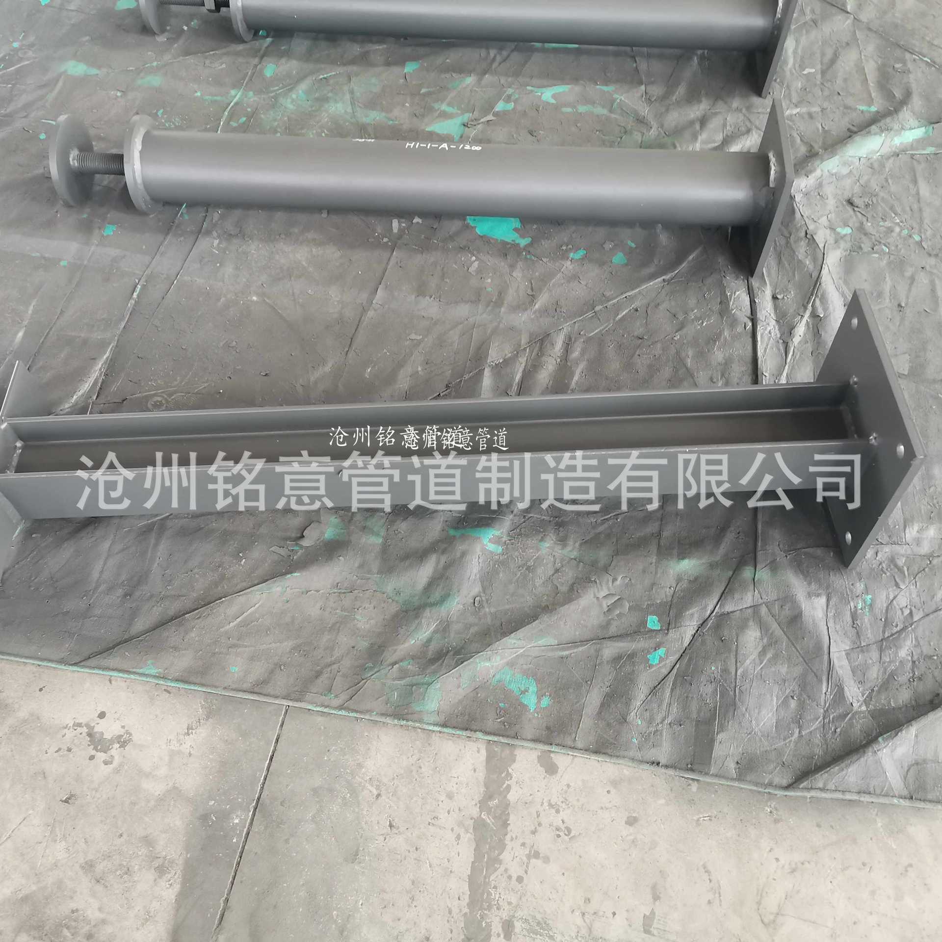 铭意G4地面上生根的T形架管道支座G4-D双柱支架G4型支架