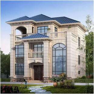 旅游景区轻钢别墅民宿房乡村自建房轻钢房装配式轻钢别墅办公室