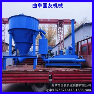 国友  移动式自吸式负压装车机 一机多用 地井泥巴吸料机厂家