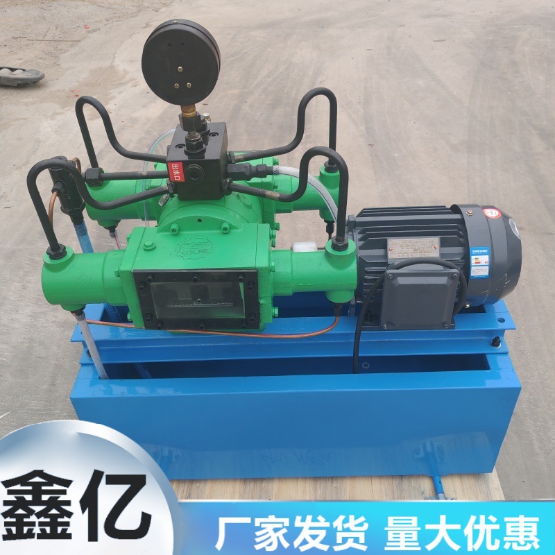 电动打压泵管道试压机四缸高压水管打压机泵4dsy25-1000公斤