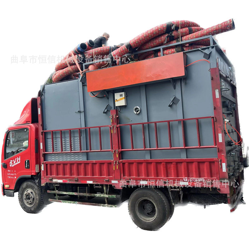 耐高温油漆灰装吨包负压吸尘车