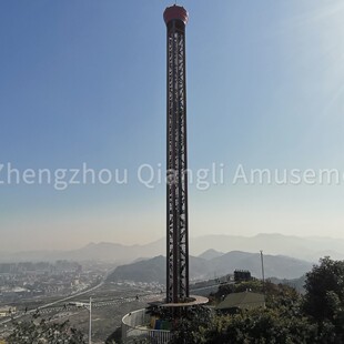 强力游乐大型主题乐园主题设备旋转飞行塔 游乐场跳楼机高刺激