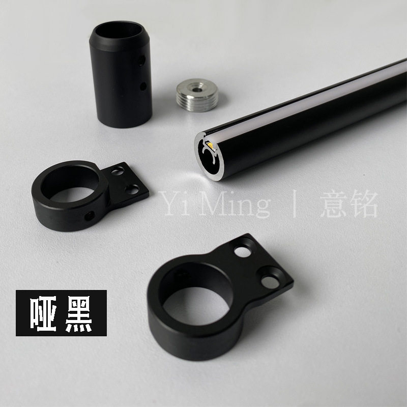 铝合金发光圆管顶天立地置物架