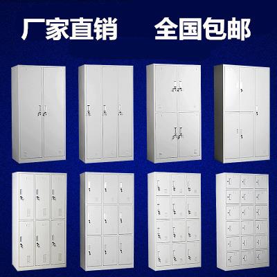 钢制更衣柜铁皮工衣柜9门12门15门储物柜员工浴室多门柜宿舍鞋柜