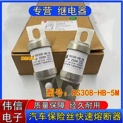 西安中熔RS308-HB-5M汽车保险丝快速熔断器250A 690VAC 550VDC