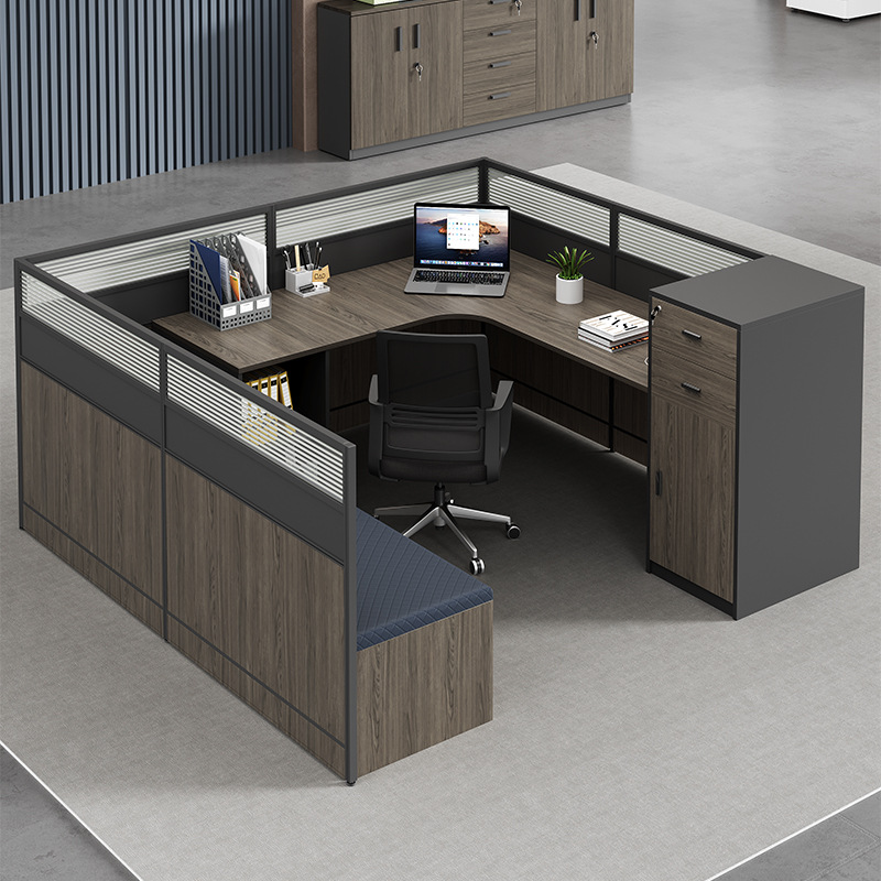 财务办公桌员工桌椅组合公司4人位6双人简约办公桌子办公室职员桌