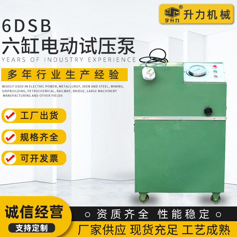 6DSB六缸管道电动试压泵