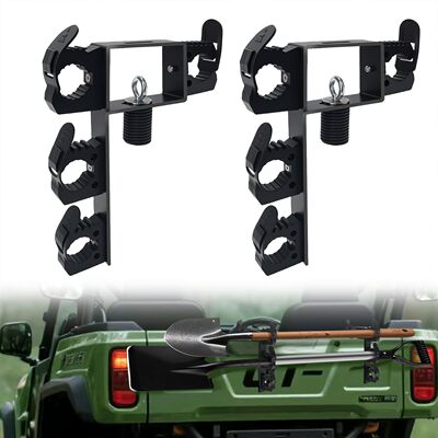 升级版双工具钩机架安装适用于Polaris Ranger UTV工具架床安装铲