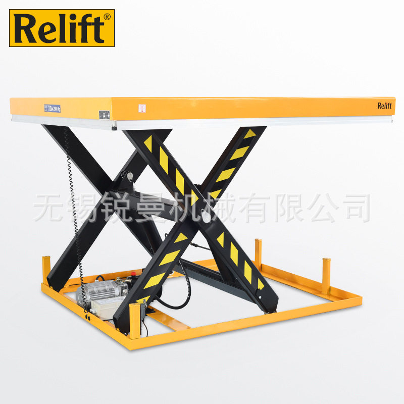 重型液压升降平台1吨2T剪叉式电动液压升降平台工作台起降升降机
