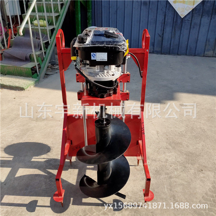 汽油手提式地钻机小型便携式打眼机 种树挖坑机