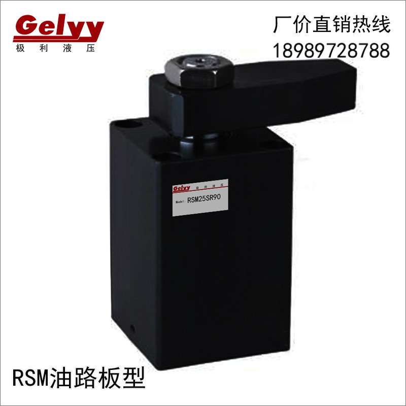 RS/HSC-M25/32/40/50/63S/D/R/L45°60°90°块状油路板型转角缸