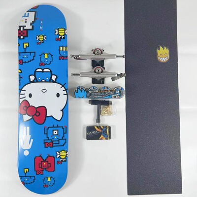 GIRL双翘四轮滑板8.0寸全加枫木动作技巧组装整板一套skateboard
