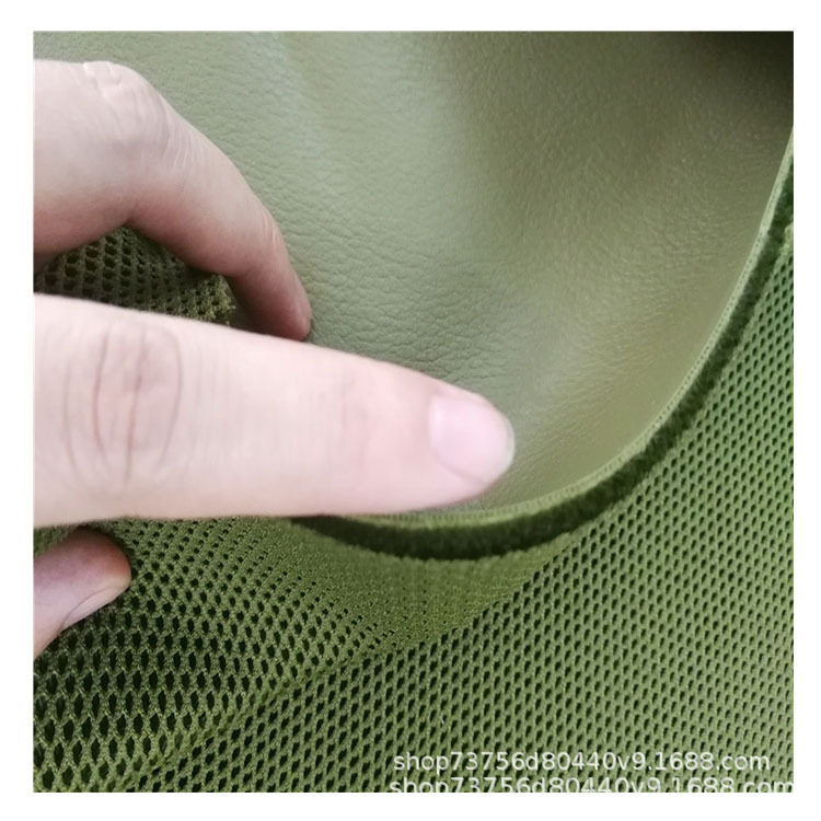 厂家现货销售高端硅胶皮革复合三明治网布服装家具箱包的优选材料