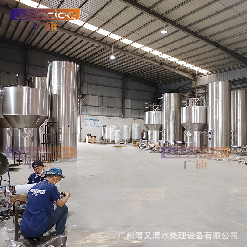 重力式无阀滤池江河湖水鱼塘水水库水一体化净水过滤器净水设备