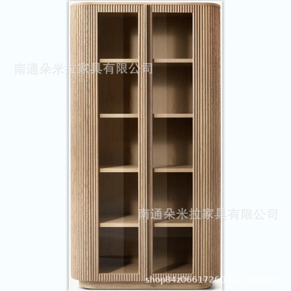 RH美式实木高端豪华餐边柜餐具柜储物柜展示柜高端豪华设计