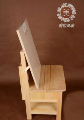 博艺画材画桌绘画凳简易辅导培训画桌可升降画凳素描美术桌