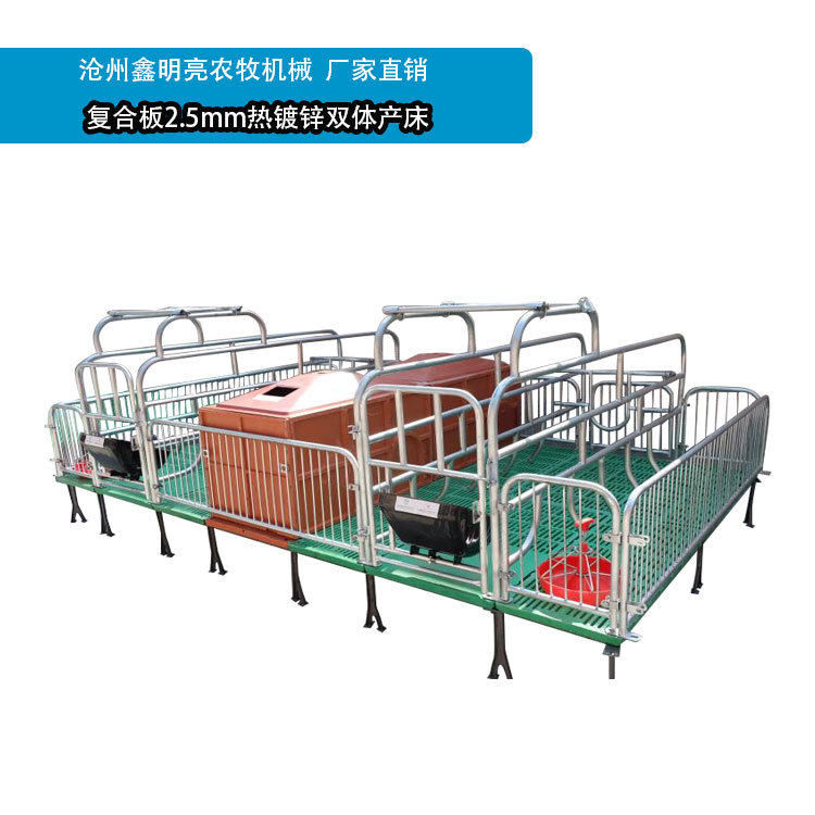 养猪设备全复合双体母猪产床产保一体加厚分娩床厂家直销