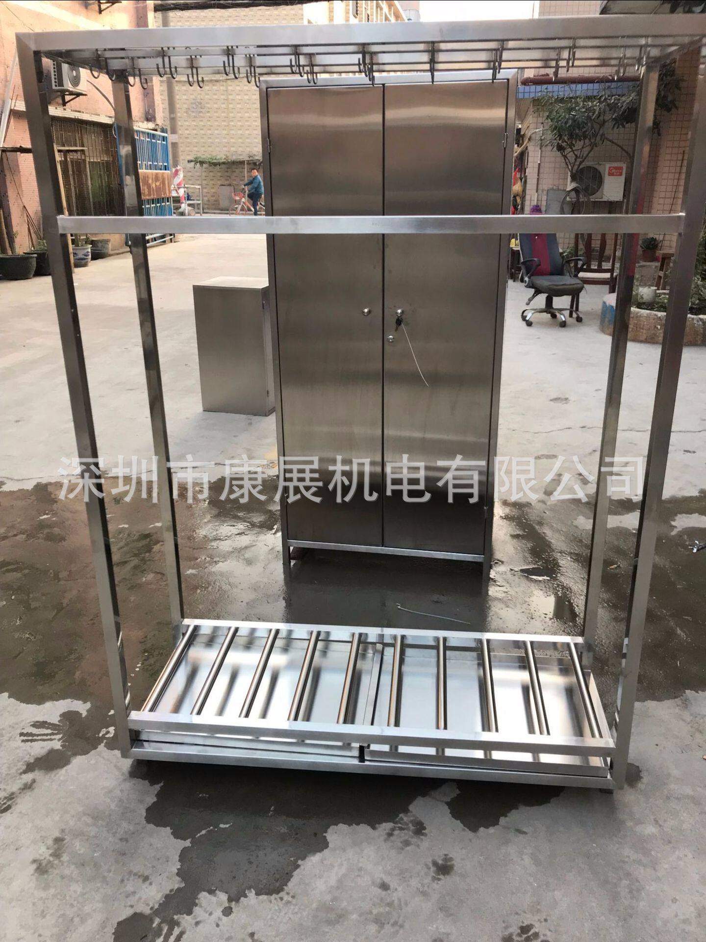 304不锈钢拖把架接水盘定制