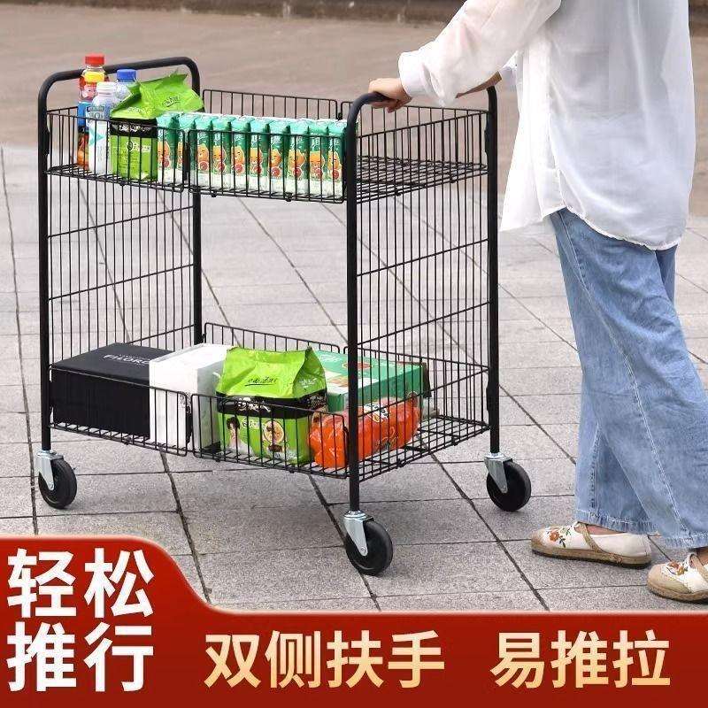 摆摊小推车促销车摆地摊折叠架子花车夜市摆摊桌货架一秒收摊