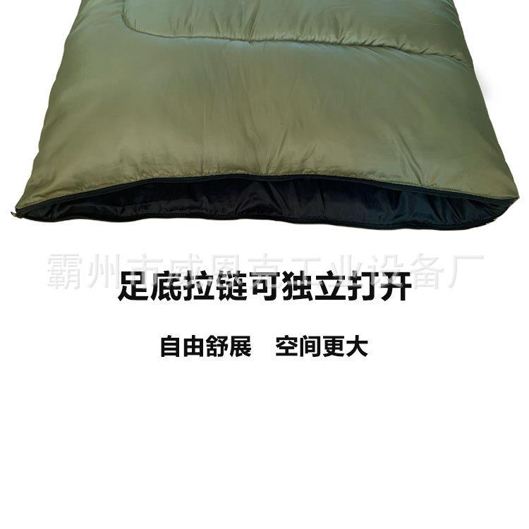 信封睡袋防水单人防寒保温睡被带枕头户外野外加厚保暖防泼水防风