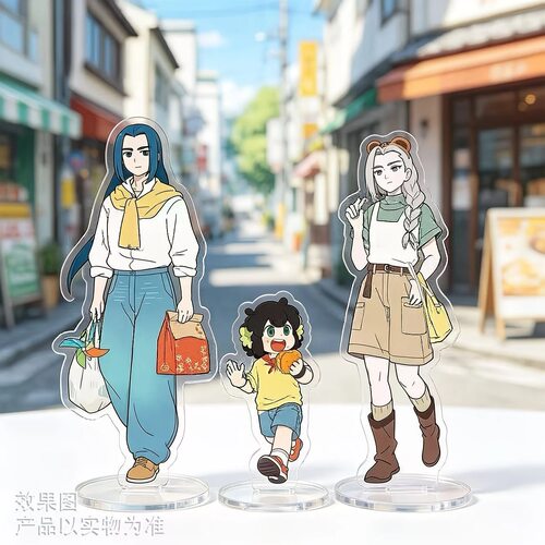 罗小黑战记2联动塔斯汀系列周边无限鹿野自制高颜值精致精美立牌