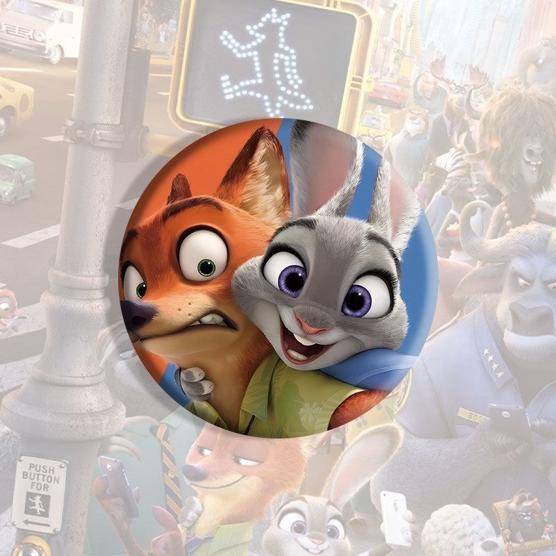 疯狂动物城动漫吧唧徽章二次元周边胸针礼物品胸章马口铁