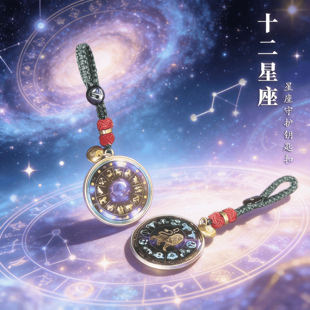 【先生推荐】臻品.十二星佑守护福钥星座开韵驾车个人用品