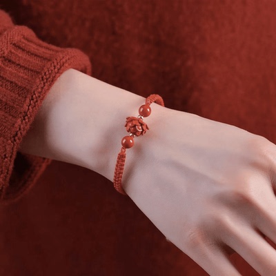 2026普陀赤马貔貅红绳手链情侣