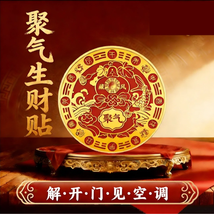 【师兄推荐】床头空调福禄墙贴门贴家用空调装饰贴画