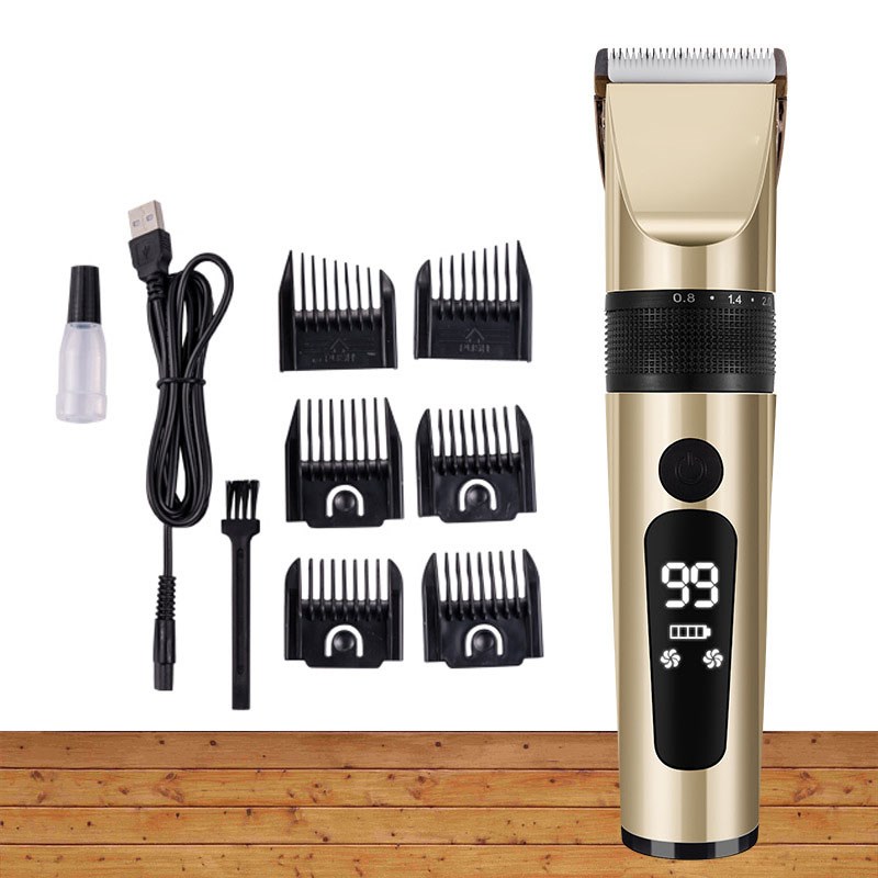 液晶防水理发器专业发廊超静音电推剪箭王成人儿童剃头神器电推子