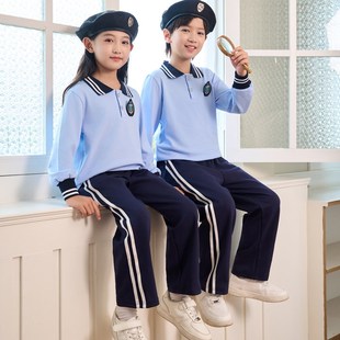 幼儿园园服秋冬装小学生校服套装长袖儿童海军制服水手服学院班服