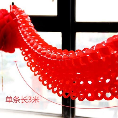 结婚用品 婚房装饰活动布置新房红色塑料拉花拉喜新年福字灯笼