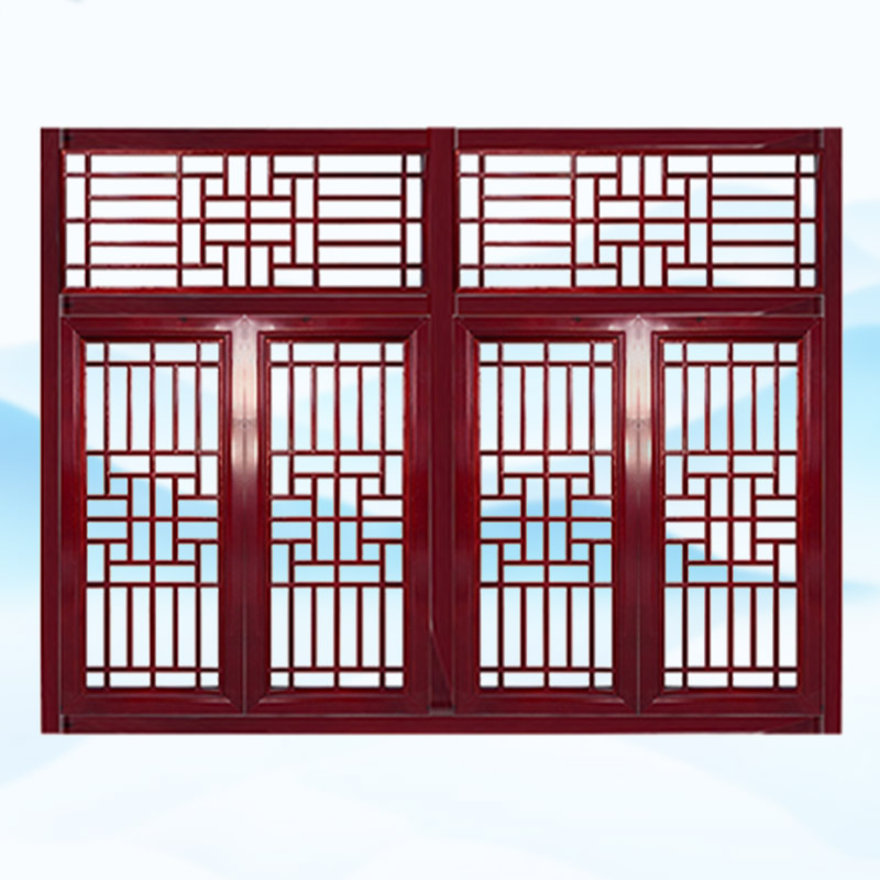 东阳木雕新中式实木仿古门窗雕花窗玄关隔断松木花隔窗户屏风定制