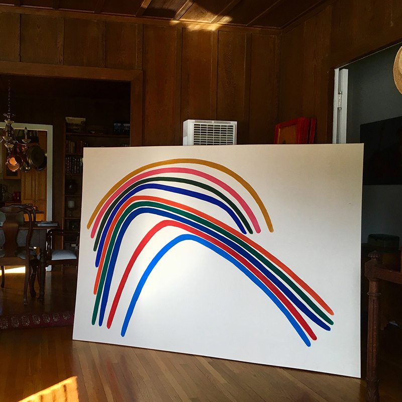 懒散画廊客厅装饰画抽象卧室挂画大尺寸落地画创意沙发背景墙壁画